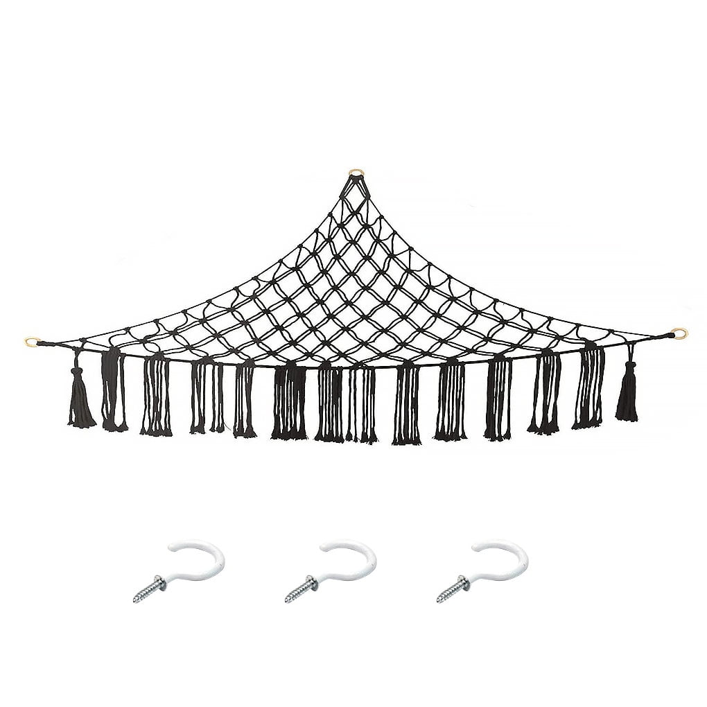 Exercise Ball Holder, Corner Hanging Storage Net or Hammock for Fitness