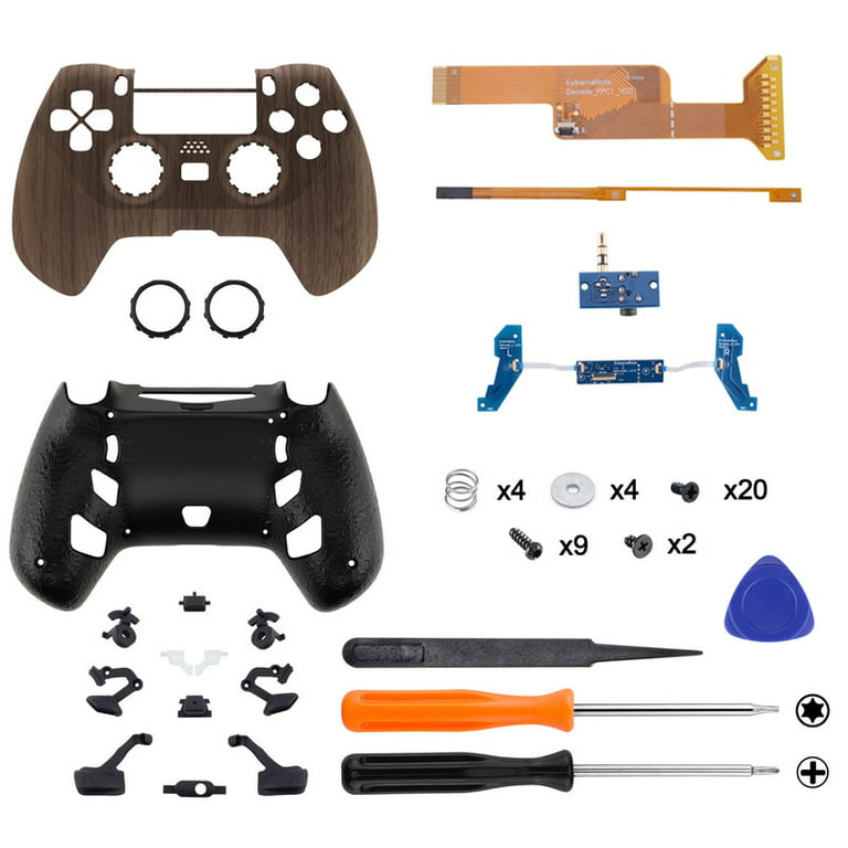 eXtremeRate Grain Decade Tournament Controller (DTC) Upgrade Kit for PS4 Upgrade Board & Ergonomic Shell & Back Buttons & Trigger Stops - Controller NOT Included - Walmart.com