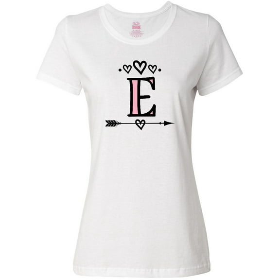 Inktastic Letter E Monogram Tribal Arrow Women's T-Shirt