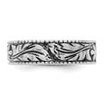 thumbnail image 3 of Sterling Silver Antiqued Floral Ring, 3 of 6