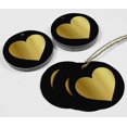 thumbnail image 4 of Inkdotpot Gold Foil Paper Hang Tags Made With Love Wedding Favor Tags 50 Pieces, 4 of 6