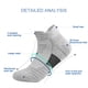 thumbnail image 2 of 3 pares de calcetines deportivos para correr transpirables para hombres calcetines de entrenamiento atléticos antideslizantes, 2 of 6
