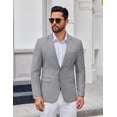 thumbnail image 2 of COOFANDY Casual Suit Jacket for Men Slim Fit Sports Jackets Lightweight Formal Business Blazer with Pocket, 2 of 6