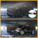 thumbnail image 5 of Funda para auto impermeable para todo clima, protección exterior completa contra el sol y la lluvia, con tiras reflectantes, negra para Toyota RAV4, 5 of 7