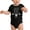 Black, variant on Baby Bear Romper, Baby one-piece, Baby Bear Bodysuit - Royal CA165BEAR S1 3-6