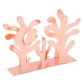 thumbnail image 1 of Servilletero Innovador Forma De Algas Marinas Almacenamiento De Oficina Soporte De Pañuelos Vertical De Metal De Acero InoxidableOro Rosa, 1 of 12