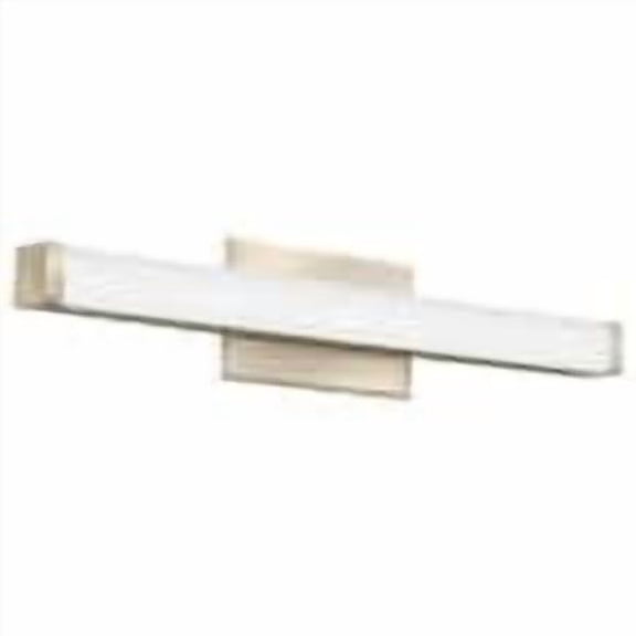 Lithonia Lighting Contractor Select 18-Watt 24 in. 1 Light Brushed Nickel LED Vanity Light Bar Switchable Light Color