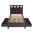 thumbnail image 3 of Modus Furniture Riva Wood Storage Bed in Espresso, 3 of 11