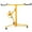 Yellow, variant on iRerts 13FT Drywall Lift, 150LBS Heavy Duty Drywall Lifter, Drywall Jack Lift for Ceiling Wall with Adjustable Telescopic Arm, Foldable Sheetrock Lift, Drywall Lift for Home Improvement, Black