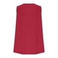 thumbnail image 6 of hoksml Women Round Neck Sleeveless Tank Top Curved Hem Loose Plus Size Casual Tee for Summer Daily Wear, 6 of 7