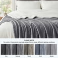 thumbnail image 5 of U by Bedsure Sherpa Fleece Throw Blanket for Couch – Thick & Cozy Blanket for Winter, Soft Fuzzy Plush Throw Gifts for Women and Men, Grey, 50x60 Inches, 5 of 8