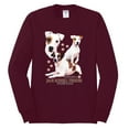 thumbnail image 2 of If It's Not a Jack Russell Terrier It's Just a Dog | Mens Dog Lover Long Sleeve T-Shirt, Maroon, 2XL, 2 of 3