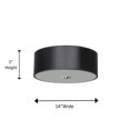 thumbnail image 2 of Whitfield Lighting FM1405-BSSS Support de Chasse d'Eau Noir, 2 of 3