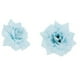 thumbnail image 2 of 50 cabezas de flores artificiales de seda sintética de Stapelia para decoración de hogar, jardín y fiestas (azul claro), 2 of 7