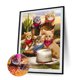 thumbnail image 2 of Wdftyju Cuadro de arte redondo de gato vaquero con pintura de diamante 5D, decoración de pared para el hogar (LD434) Wdftyju 6vu0pu3ps5lk9ap6D03, 2 of 9