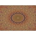 thumbnail image 1 of Ahgly Company Machine Washable Indoor Rectangle Transitional Brown Red Area Rugs, 5' x 8', 1 of 7