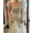 thumbnail image 5 of OLOEY Fairy Tulle A-Line Korean Wedding Dresses Photo shoot Puff Short Sleeves Prom Dresses Floor Length Bridal Party Dresses, 5 of 5