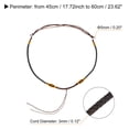 thumbnail image 2 of Uxcell Jade Rope Nylon Cord Necklace Strings Emerald Rope, Brown, 2 of 6