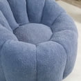 thumbnail image 6 of Bean Bag Chair, Bean Bag Sofa Chair with Armrests Stuffed High-Density Foam, Lazy Sofa Comfy Chairs Beanbag Chair for Adults in Living Room, Bedroom Reading (Blue), 6 of 11