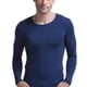 thumbnail image 2 of Sonducket Ropa interior térmica para hombre, cálida, , agradable a la piel, gruesa, capa base básica, vestido cálido, ropa de invierno Camisetas Azul real XXL, 2 of 6