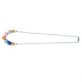 thumbnail image 3 of Collar para masticar para la dentición del bebé, mordedor portátil de silicona para bebés de colores vibrantes seguros de calidad alimentaria 2, 3 of 14