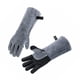 thumbnail image 2 of Guantes de Soldadoura de Fragua, Guantes de Barbacoa de Protectura de la Costura de la Piel de Vaca Resistente A Alta Temperatura para Hornear para Hornear, 2 of 8