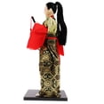 thumbnail image 3 of Japonés Samurai Muñeca Artes Artesanales Humanoide Muñeca de Decoración de en hogar, 3 of 9