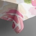 thumbnail image 3 of Floral Square Tablecloth 42x42in(107x107cm) – Waterproof Polyester Printed Table Cover, Wrinkle Resistant & Washable for Kitchen Dining Picnic Party Decor, Thanksgiving,Christmas, Spring,Flower, 3 of 6