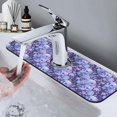 thumbnail image 7 of Sikiie flower crystal Skull Splash Guard for Sink Faucet-1 PC Super Absorbent Fast Drying Mat Sink Gadgets-Splash Guard for Kitchen, Sink Mat, 7 of 7