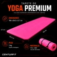 thumbnail image 4 of Tapete Yoga Pilates Ejercicio Centurfit  Fitness Portatil Rosa, 4 of 8