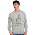 thumbnail image 5 of Keep Calm Love Leprechauns St Paddys Long Sleeve TShirt Men Women Brisco Brands X, 5 of 6