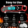 thumbnail image 4 of miduoudo-Grill Tech Thermomètre de Lecture Instantanée pour Viande pour Grill et Cuisson. Thermomètre Numérique Supérieur Étanche avec Rétroéclairage et Calibration. Sonde Alimentaire Numérique pour Cuisine et Barbecue!, 4 of 4