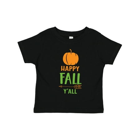 

Inktastic Happy Fall Y all Pumpkin Arrow Fall Autumn Gift Toddler Boy or Toddler Girl T-Shirt