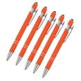 thumbnail image 2 of Dual-Touch Stylus Pen 5-Pack - Ballpoint Writing Tool with Screen Tap Function, Press-Type Gel Ink Office Supplies 0.5mm​​, 2 of 4
