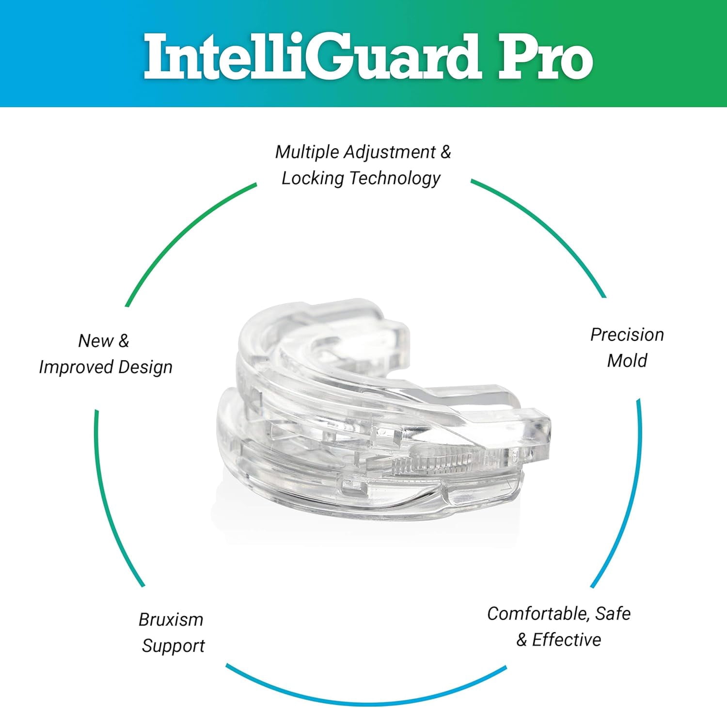 Anti-Snoring Device - Moldable & Adjustable - Stop Snoring Night Guard for Clenching Gnashing & Snore Anti-Snoring Mouth Guard