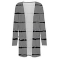 thumbnail image 4 of clear 50% off Usmixi Winter Womens Cardigan Coats Cardigan for Women Fashion Striped Print Loose Open Front Coats Fall Winter Long Sleeve Lightweight Comfy Cardigan Outwear with Pocket Up to 65% off, 4 of 4
