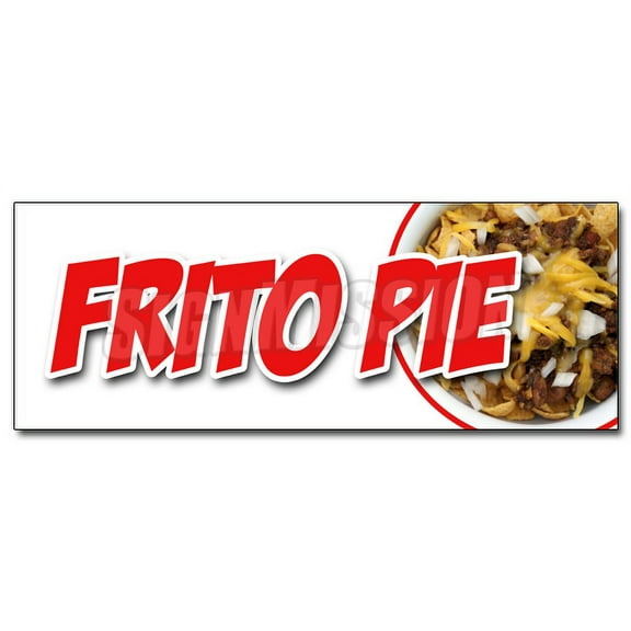 24" FRITO PIE DECAL sticker chili cheese corn chips texas style tamale fresh