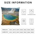 thumbnail image 5 of Sheronv Mountains Lake Crater Graphic Decorative Throw Pillow Cover for Home Couch Living Room Bed Sofa - 1PC Pillow Covers, All Year Round Use 24x24in, 5 of 5
