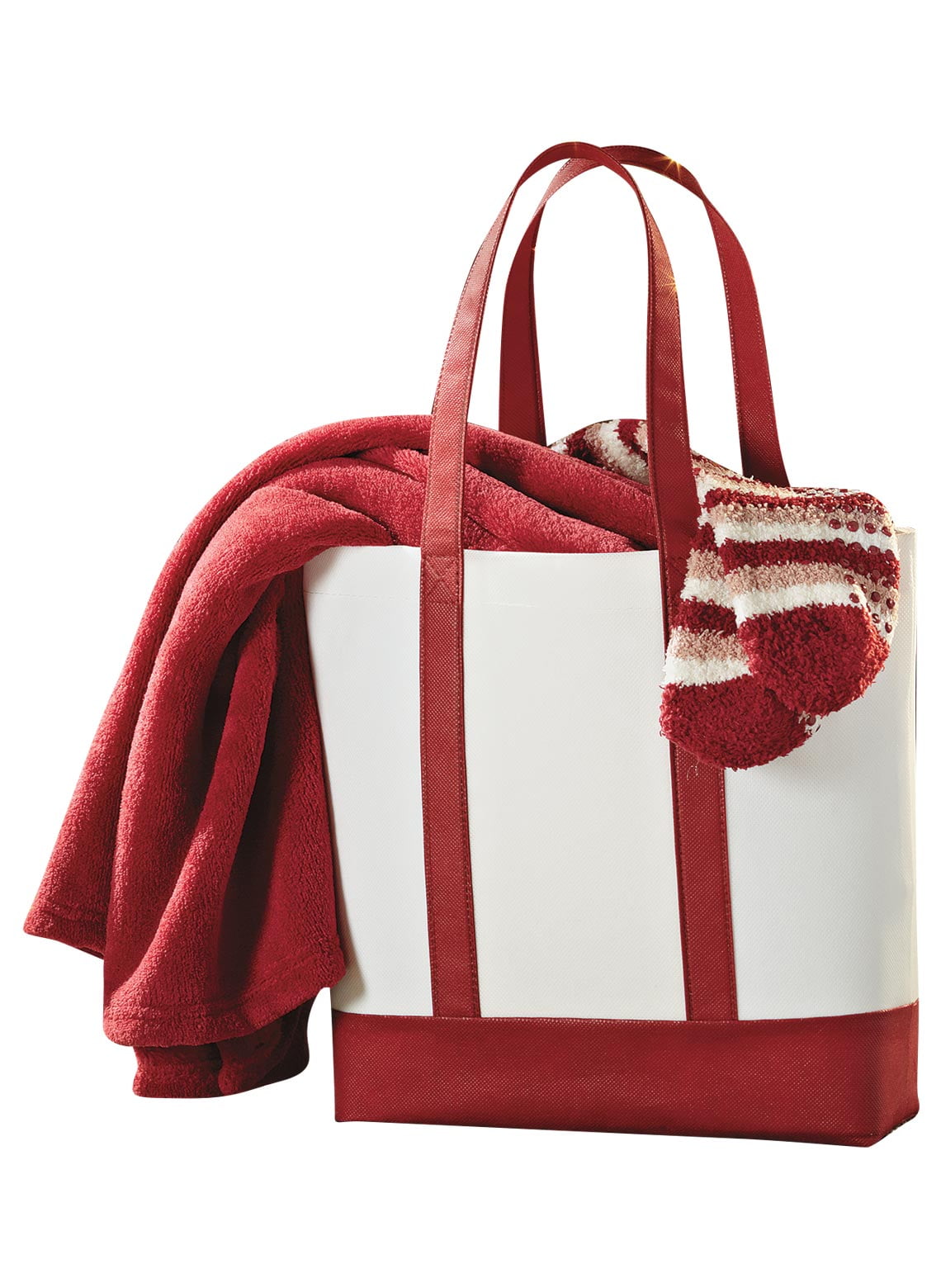 Throw and Socks with Bonus Tote