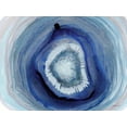 thumbnail image 2 of Stellar Design Studio 18x15 White Modern Wood Framed Museum Art Print Titled - Shades of Blue Agate, 2 of 4