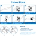 thumbnail image 4 of Conectores impermeables SUNVIE Fastlock2 para cables de bajo voltaje, 8 unidades, 4 of 6