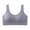 Gray, variant on Bras for Women Low Back Women's Wireless Underwear Full Cover Pullover Bra Built in Pads - Everyday Bralette for Teen Girls Purple One Size
