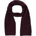 thumbnail image 4 of AIR-Women's Solid Color Winter Knit Scarf, Purple, One Size, 4 of 4