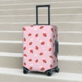 thumbnail image 6 of Gukieu Strawberry Floral Print Suitcase Protective Cover, Elastic Zipper Buckle Suitcase Protective Cover, Suitable for Travel, Business Trip-X-Large, 6 of 7