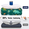 thumbnail image 3 of Primlect Nap Mat, 55" x 22" x 2", Thickened Sleeping Bags with Removable Pillow, for Daycare, 3 of 8