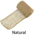 thumbnail image 2 of JubileeYarn Burlap Jute Craft Ribbon - 5.5" x 10 Yards - Natural - 30 Rolls, 2 of 7