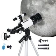 Gytobytle 70mm Aperture Telescope Refractive Telescopio for Adults Beginners Kids Astronomy Enthusiasts Home Camping (Sliver)