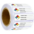 thumbnail image 1 of shiyou-SDS Stickers/MSDS Stickers for Chemical Safty Data 2 X 3 Inches - Chemical Identifying and Labeling Sticker Decals - 250 HIMG Write-in Labels, 1 of 4