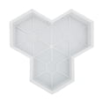 thumbnail image 1 of de adoquín de piedra escalonada, moldura de cemento Hexagonal para jardín, moldeo de pavimentación de patio reutilizable, bricolaje, decoración, 1 of 8