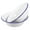 White, variant on Raindrops Enamel Ware Bowl Enamelware White 2Pcs